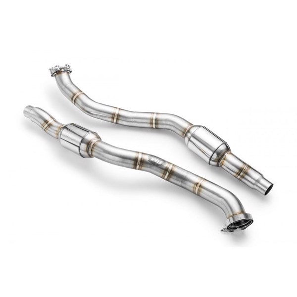 RM Motors Downpipe AUDI S6-S7-RS6-RS7 4.0 TFSI + CATALYST Emission standard - Euro 3, Capacity - 200 cpsi