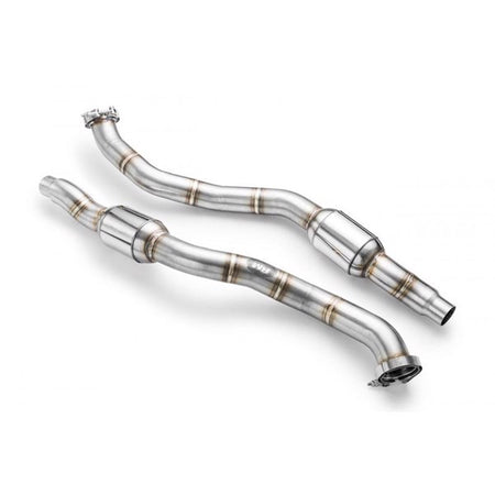RM Motors Downpipe AUDI S6-S7-RS6-RS7 4.0 TFSI + CATALYST Emission standard - Euro 3, Capacity - 100 cpsi