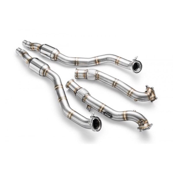 RM Motors Downpipe AUDI S6-S7-RS6-RS7 4.0 TFSI + CATALYST Emission standard - Euro 3, Capacity - 200 cpsi