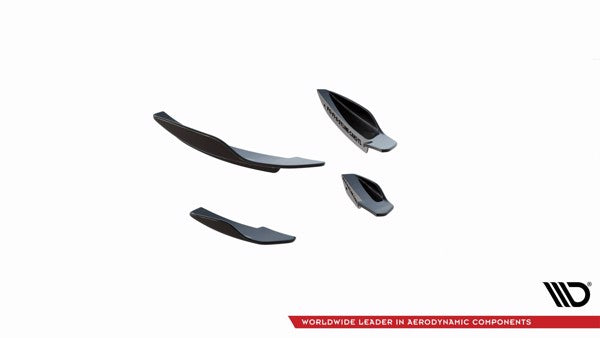 Maxton Front Bumper Wings (Canards) V.2 Ford Fiesta Mk8 St / St-Line 