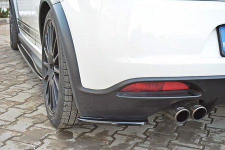 Maxton Rear Side Splitters Fiat Grande Punto Abarth - Gloss Black