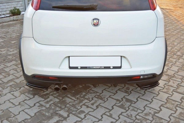 Maxton Rear Side Splitters Fiat Grande Punto Abarth - Gloss Black
