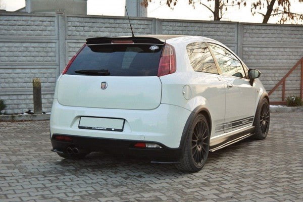Maxton Rear Side Splitters Fiat Grande Punto Abarth - Gloss Black