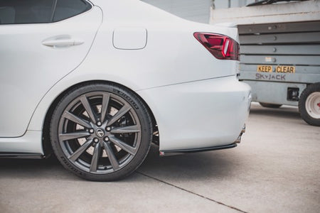 Maxton Rear Side Splitters Lexus Is F Mk2 - Gloss Black