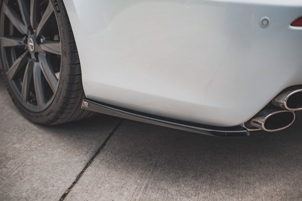 Maxton Rear Side Splitters Lexus Is F Mk2 - Gloss Black