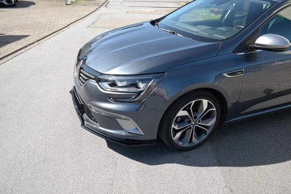 Maxton Front Splitter Renault Megane Mk.4 Gt-Line - Gloss Black