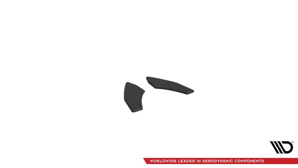 Maxton Street Pro Rear Side Splitters Audi S3 Sportback 8Y - Black