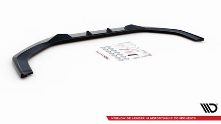 Maxton Front Splitter V.2 Honda Civic Mk9 - Gloss Black