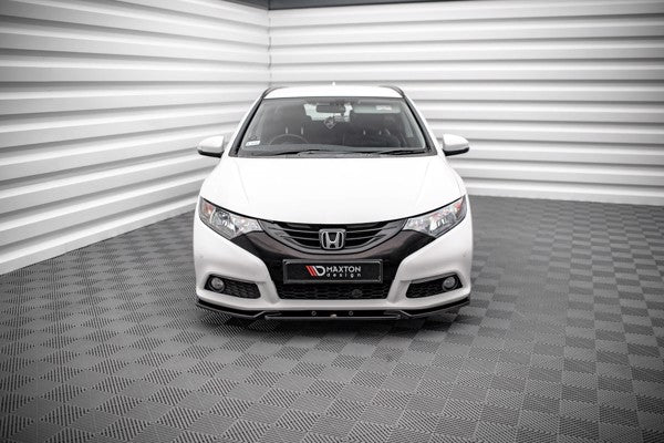 Maxton Front Splitter V.2 Honda Civic Mk9 - Gloss Black