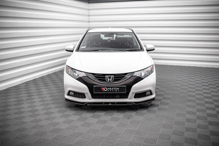 Maxton Front Splitter V.2 Honda Civic Mk9 - Gloss Black