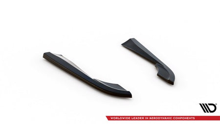 Maxton Rear Side Splitters Volvo V90 Mk2 - Gloss Black