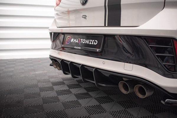 Maxton Street Pro Rear Diffuser Volkswagen T-Roc R Mk1 Facelift - Black