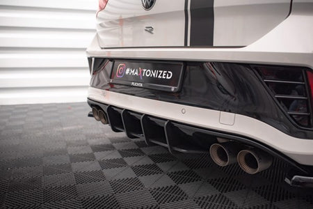 Maxton Street Pro Rear Diffuser Volkswagen T-Roc R Mk1 Facelift - Black
