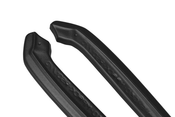 Maxton Rear Side Splitters For BMW 5 G30/ G31 M-Pack - Gloss Black