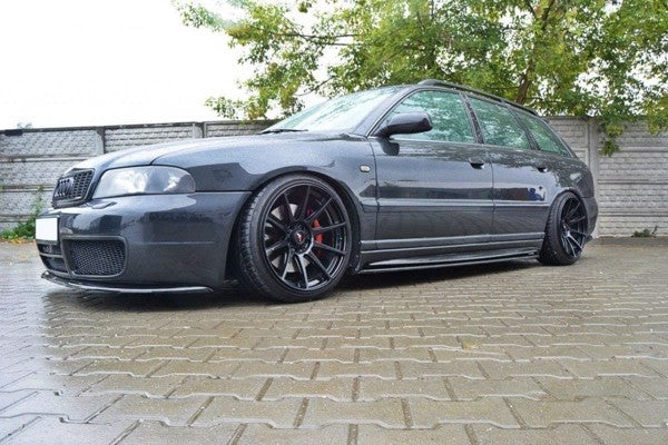 Maxton Side Skirts Diffusers Audi S4 B5 - Gloss Black