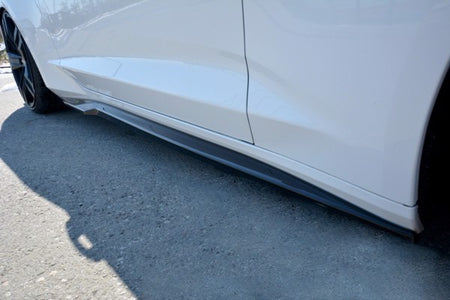 Maxton Side Skirts Diffusers Chevrolet Camaro 6Th-Gen. Phase-I 2Ss Coupe - Gloss