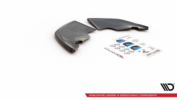 Maxton Rear Side Splitters Skoda Kamiq - Gloss Black