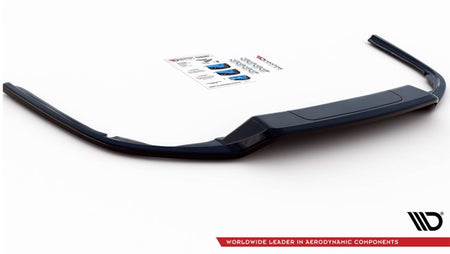 Maxton Central Rear Splitter Volkswagen Passat B8 - Gloss Black