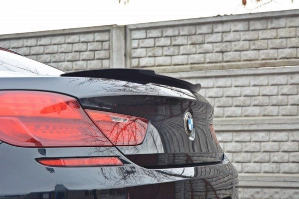 Maxton Spoiler Cap For BMW 6 Gran Coupé Mpack - Gloss Black