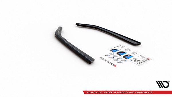 Maxton Rear Side Splitters V.2 BMW 3 G20 / G21 M-Pack - Gloss Black