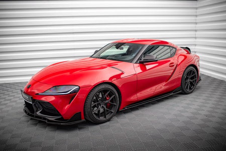Maxton Side Skirts Diffusers V.3 Toyota Supra Mk5 - Gloss Black