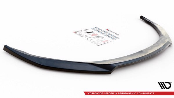 Maxton Front Splitter V.3 Opel Insignia Mk2 - Gloss Black