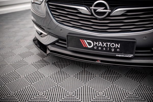 Maxton Front Splitter V.3 Opel Insignia Mk2 - Gloss Black