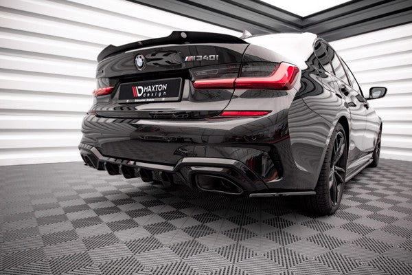 Maxton Rear Side Splitters V.3 BMW M340I G20 / G21 - Gloss Black