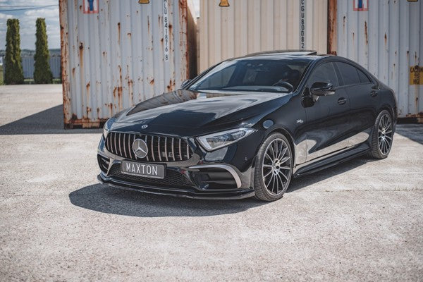 Maxton Front Splitter V.2 Mercedes-Benz Cls Amg-Line C257 - Gloss Black