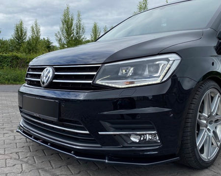 Maxton Front Splitter Volkswagen Caddy Mk. 4 - Gloss Black