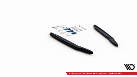 Maxton Rear Side Splitters For BMW 6 Gt G32 M-Pack - Gloss Black