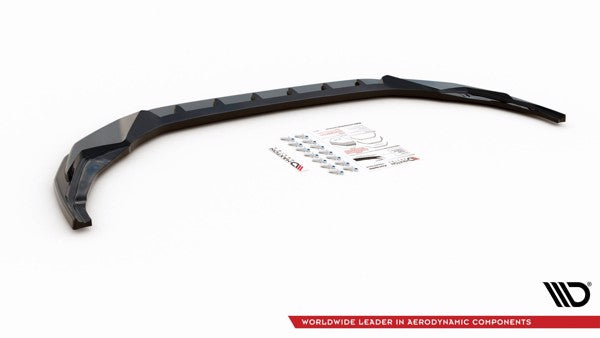 Maxton Front Splitter V.3 Audi S3 / A3 S-Line 8Y - Gloss Black