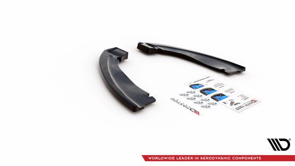 Maxton Rear Side Splitters BMW X5 M F15 - Gloss Black