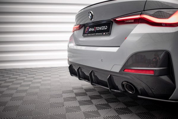 Maxton Street Pro Rear Diffuser BMW 4 Gran Coupe M-Pack G26 - Black