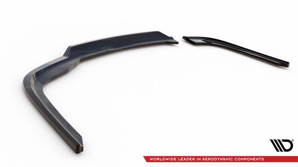 Maxton Central Rear Splitter (With Vertical Bars) BMW 3 Gt F34 - Gloss Black