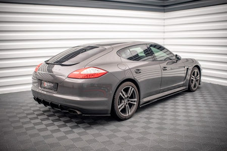 Maxton Rear Side Splitters Porsche Panamera / Panamera Diesel 970 - Gloss Black