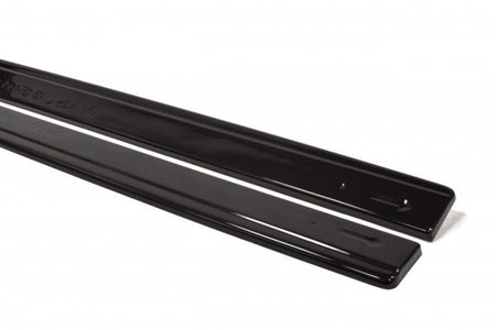 Maxton Side Skirts Diffusers Mitsubishi Lancer Evo X - Gloss Black