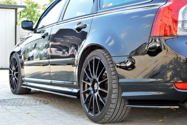 Maxton Side Skirts Diffusers Volvo V50F R-Design - Gloss Black