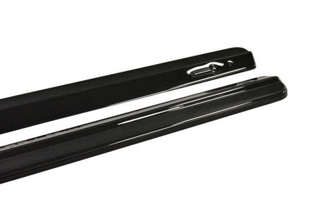 Maxton Side Skirts Diffusers Volvo V50F R-Design - Gloss Black