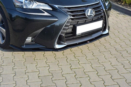 Maxton Front Splitter V.1 Lexus Gs Mk4 Facelift - Gloss Black