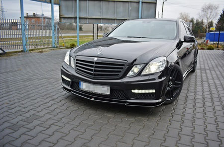 Maxton Front Splitter V.1 Mercedes-Benz E63 Amg W212  - Gloss