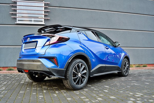 Maxton Side Skirts Diffusers Toyota C-Hr  - Gloss Black
