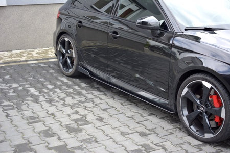 Maxton Racing Side Skirts Diffusers V.2 Audi Audi RS3 8V Fl Sportback