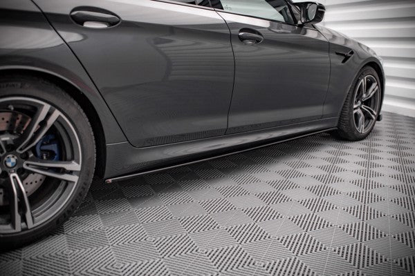 Maxton Side Skirts Diffusers BMW M5 F90 - Gloss Black