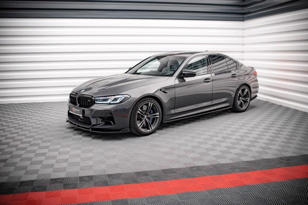 Maxton Side Skirts Diffusers BMW M5 F90 - Gloss Black