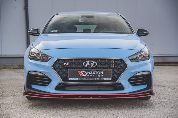 Maxton Racing Durability Front Splitter Hyundai I30 N Mk3 Hatchback / Fastback - Black