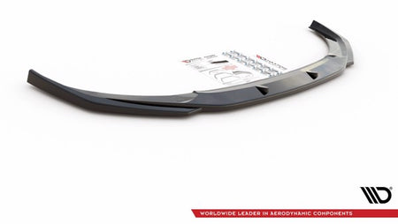 Maxton Front Splitter V.2 Audi A1 S-Line Gb - Gloss Black