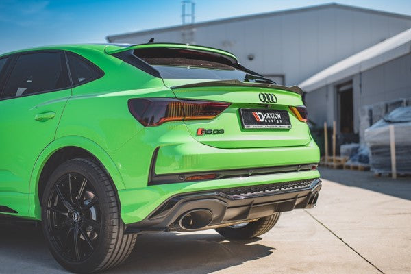 Maxton Rear Side Splitters Audi RSq3 F3 - Gloss Black