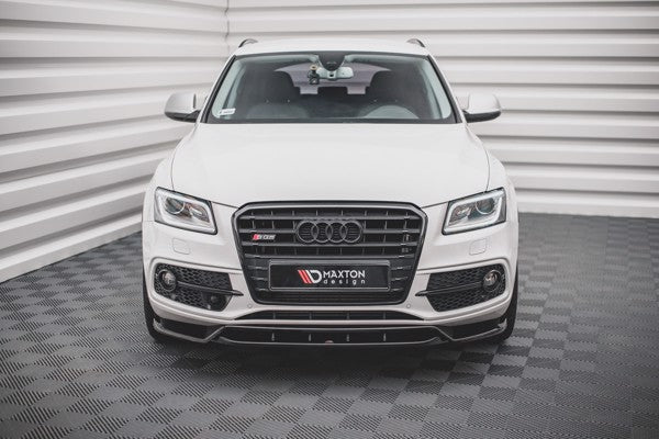 Maxton Front Splitter Audi Sq5 Mk1 (8R) - Gloss Black