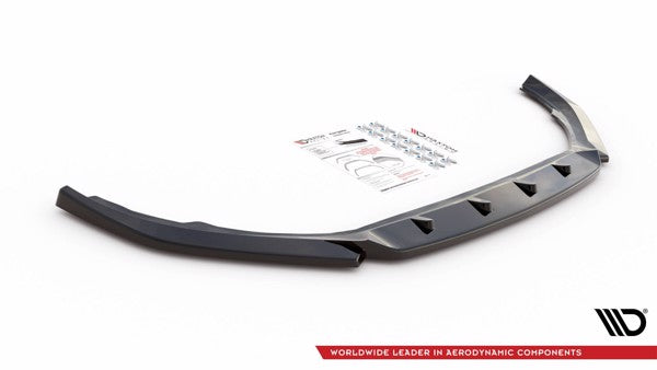 Maxton Front Splitter V.1 Volvo V90 Mk2 - Gloss Black